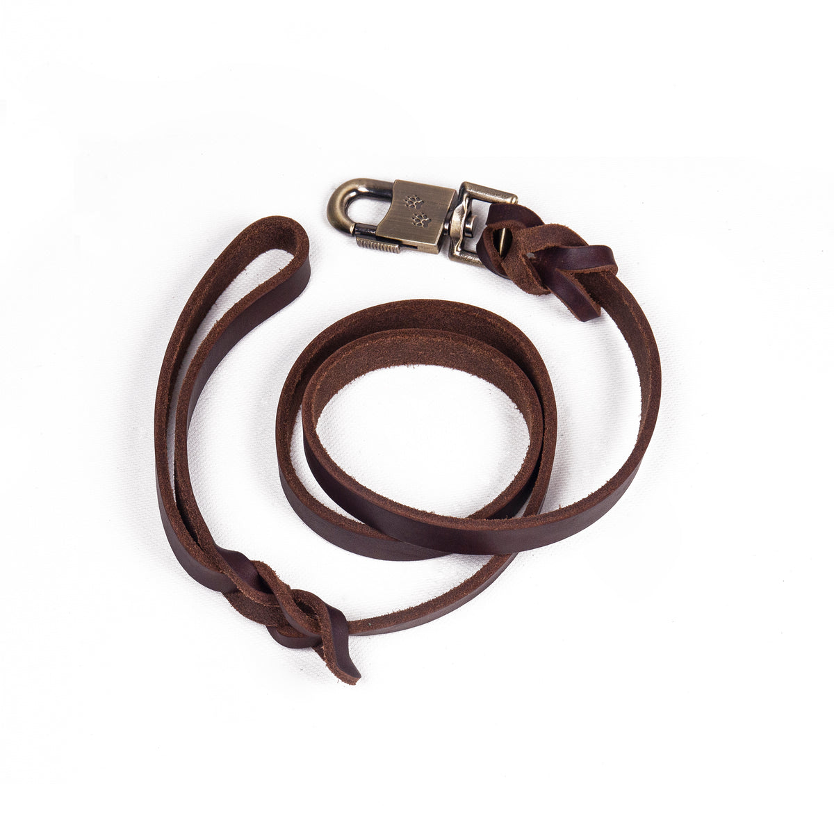 Handcrafted Genuine Leather Dog Leash, Heavy-Duty Hardware, Wear-Resistant Walking Lead for Small & Medium Dogs, Dog Accessories, Matches Dog Collar